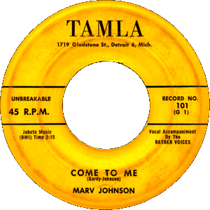 1. Marv Johnson: “Come To Me” | Motown Junkies