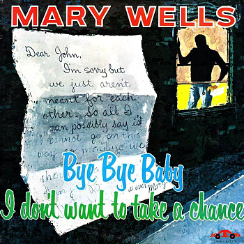 Mary's debut album, 'Bye Bye Baby I Don't Want To Take A Chance', which features both sides of both her first two Motown singles.  Check out the adorable early Motown logo in the bottom right corner.