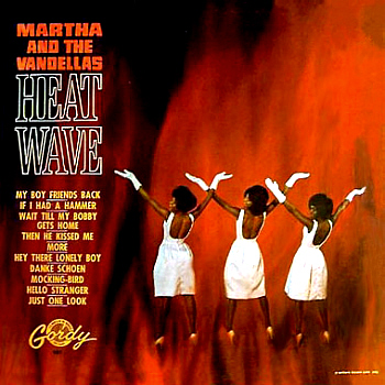 The Vandellas' second LP, 'Heat Wave', hastily recorded in the wake of their huge success with this single.