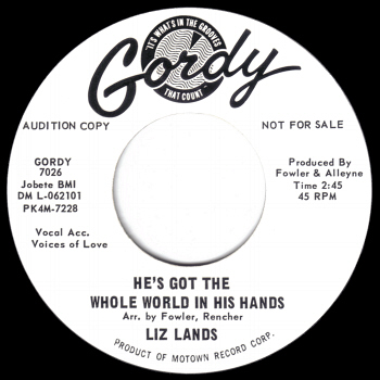 Promo scan kindly provided by Gordon Frewin, reproduced by arrangement.