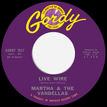英7” Martha & The Vandellas Live Wire / Old Love (Lets Try It Again) SS272 STATESIDE /00080 371. Martha & the Vandellas: “Live Wire” | Motown Junkies