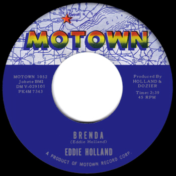 The December re-issue as the B-side of 'Leaving Here'.  Scan kindly provided by Gordon Frewin, reproduced by arrangement.